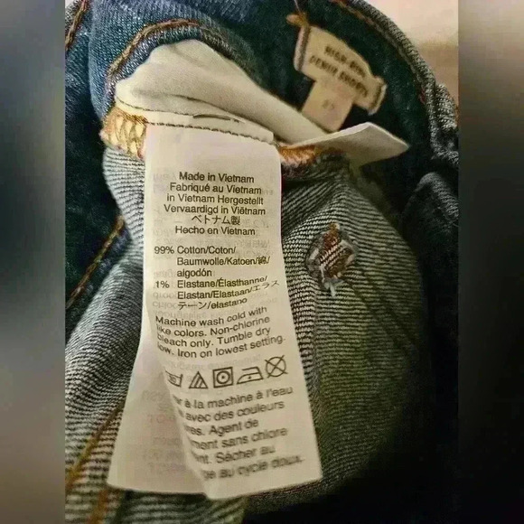 MADEWELL HIGH RISE DENIM SHORTS - Picture 6 of 6